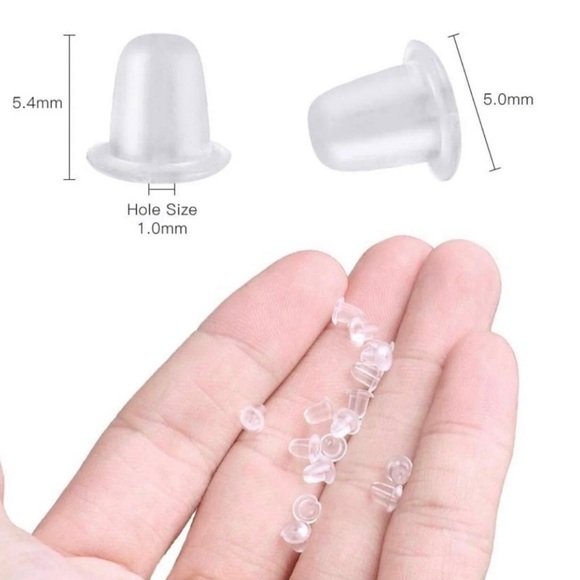 50 Pc 925 Sterling Silver Earring Wires & Stops Jewelry Making DIY Bundle Lot - Picture 10 of 12